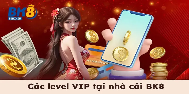 Các level hội viên VIP tại nhà cái BK8