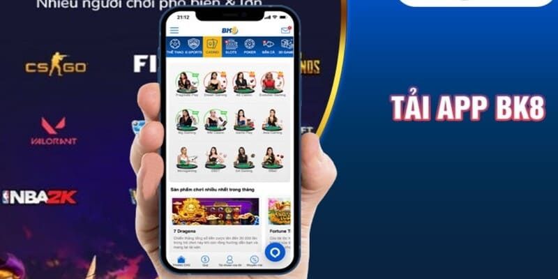 Tải app BK8 thông qua QR được công khai tại trang chủ chính thức